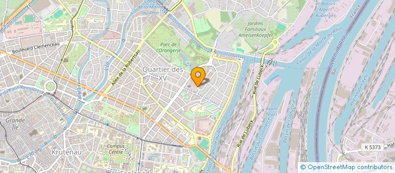 localisation de l'entreprise COIMEN  STRASBOURG