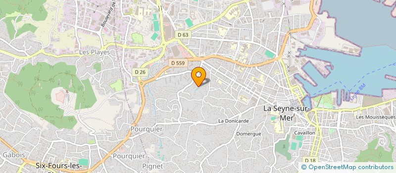 localisation de l'entreprise COIN 83 à LA SEYNE-SUR-MER
