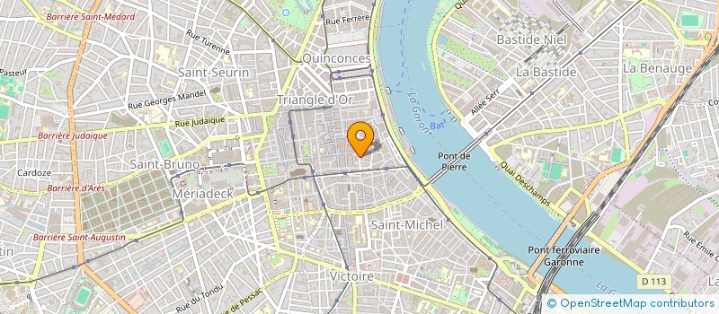 localisation de l'entreprise COIN CUISINE BV à BORDEAUX