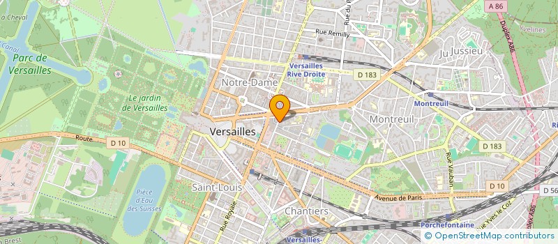 localisation de l'entreprise COIN DE MIRE à VERSAILLES