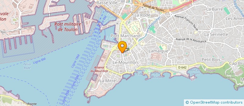 localisation de l'entreprise COIN FOODING à TOULON