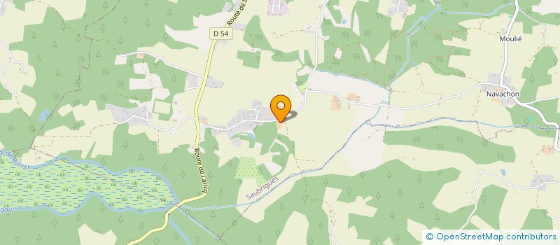 localisation de l'entreprise COIN GASCON  SAUBRIGUES