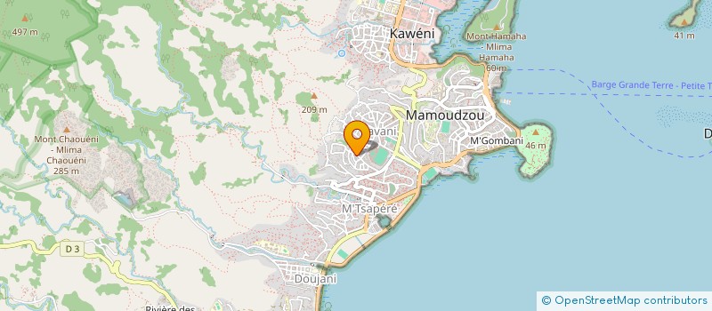 localisation de l'entreprise COIN JEUNES à MAMOUDZOU