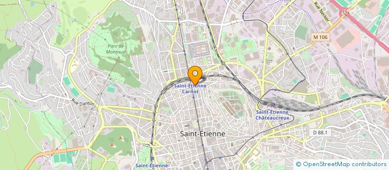localisation de l'entreprise COIN LAUNDRY à SAINT-ETIENNE