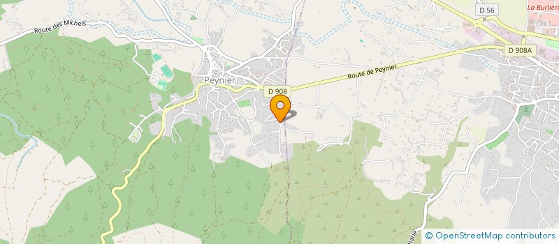 localisation de l'entreprise COIN PISCINE  PEYNIER