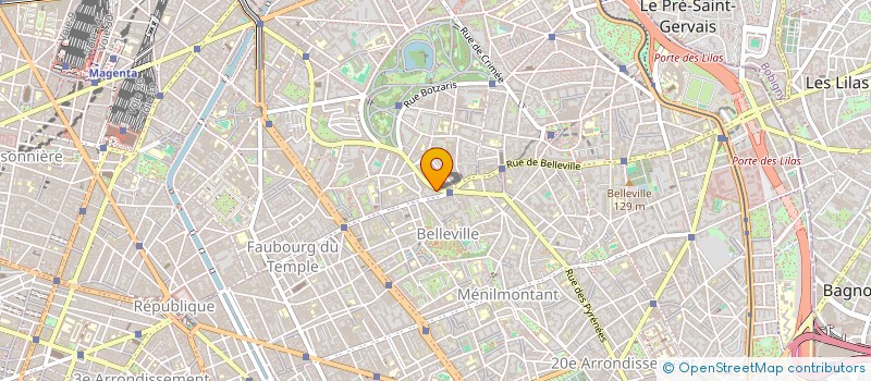 localisation de l'entreprise COIN SUD  PARIS