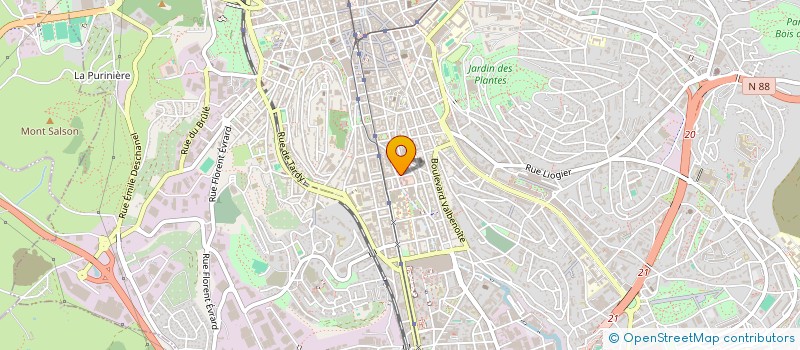 localisation de l'entreprise COINCIDANSE  SAINT-ETIENNE