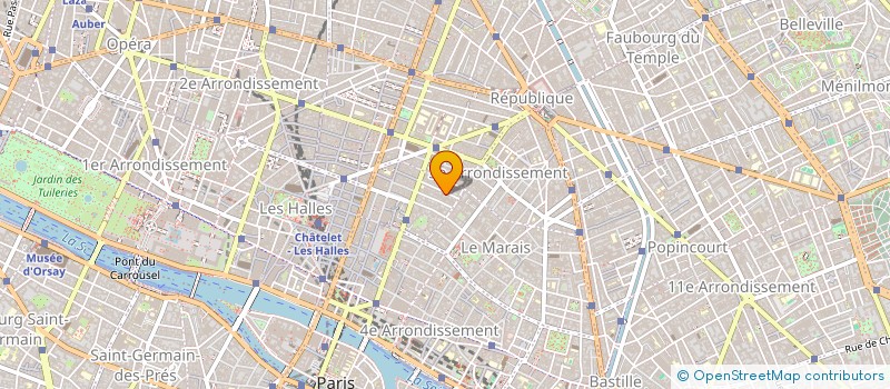 localisation de l'entreprise COINCIDENCE  PARIS