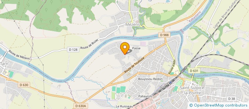 localisation de l'entreprise COINCIDENCES à SAINT-SULPICE-LA-POINTE