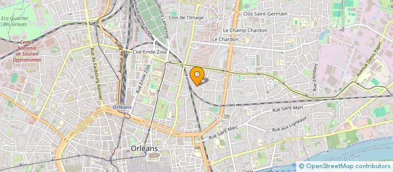 localisation de l'entreprise COINCIDENCES: ITINERAIRES VERS LA DANSE à ORLEANS