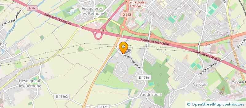 localisation de l'entreprise COINE INVEST  VAUDRICOURT