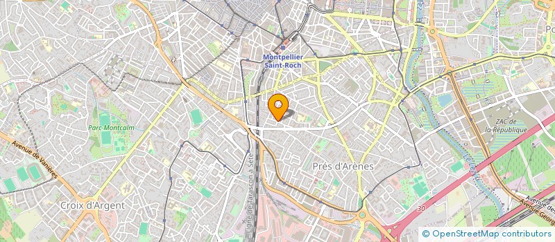 localisation de l'entreprise COINFIN à MONTPELLIER