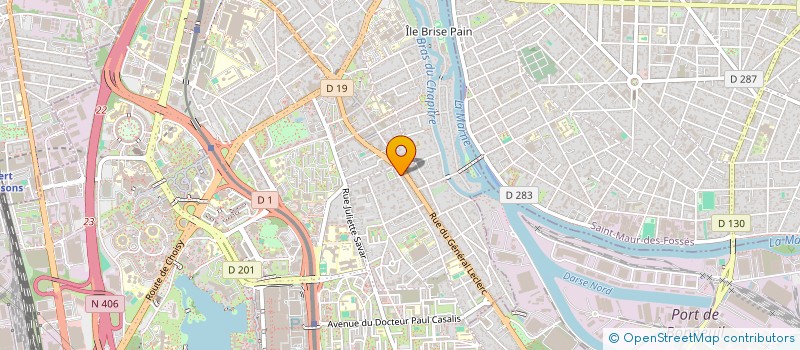 localisation de l'entreprise COINSCO - FRANCE  LIMEIL-BREVANNES