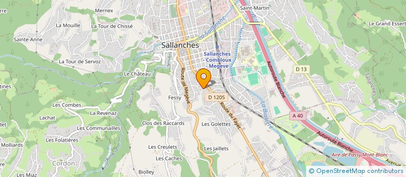 localisation de l'entreprise COINSTUFF & IOT  SALLANCHES
