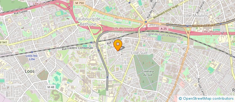 localisation de l'entreprise COINVELO à LILLE