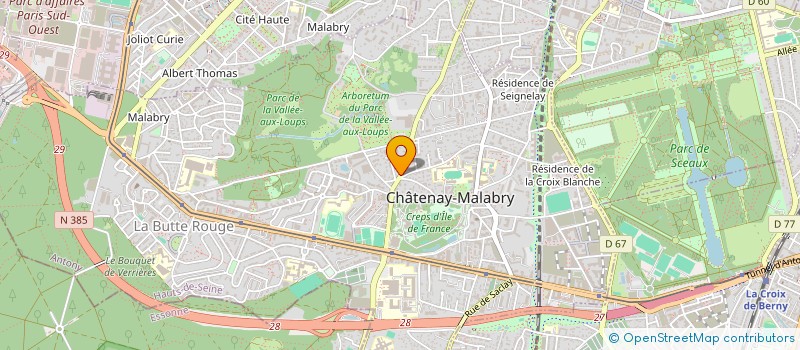 localisation de l'entreprise COIRELLA  CHATENAY-MALABRY