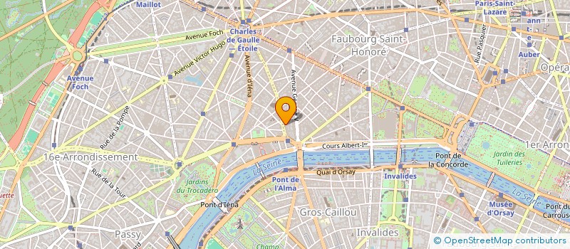 localisation de l'entreprise COIREMA OUTRE-MER  PARIS