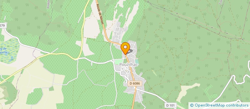 localisation de l'entreprise COIRON IMMO  POUZILHAC