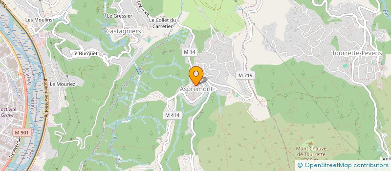 localisation de l'entreprise COIS NA MARA à ASPREMONT