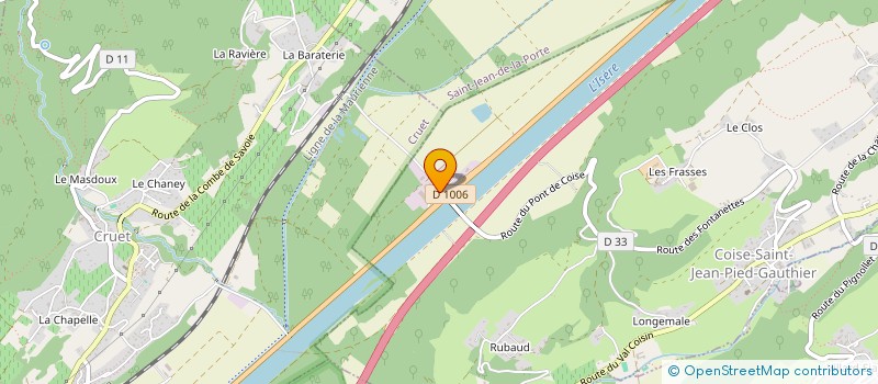 localisation de l'entreprise COISE  COISE-SAINT-JEAN-PIED-GAUTHIER