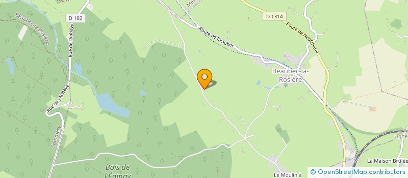 localisation de l'entreprise COISY COURTAGE  BEAUBEC-LA-ROSIERE