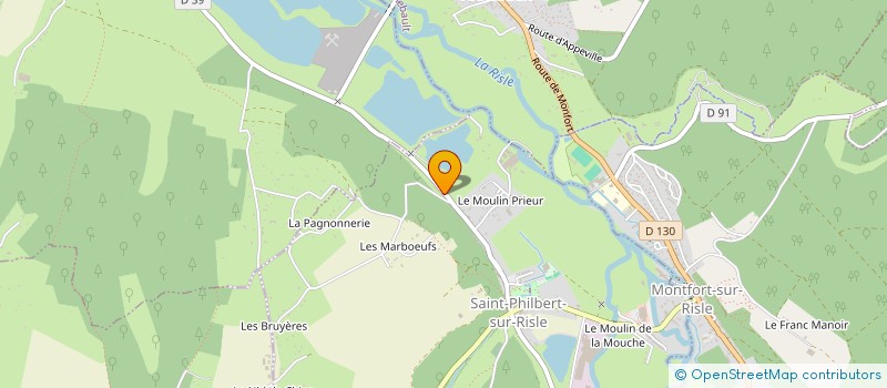 localisation de l'entreprise COJA-PRINT SAS à SAINT-PHILBERT-SUR-RISLE