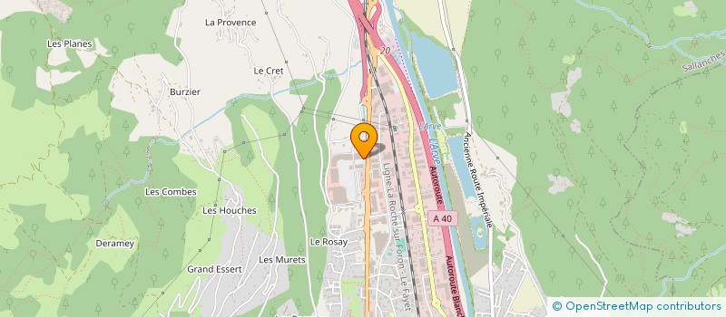 localisation de l'entreprise COJAC à SALLANCHES