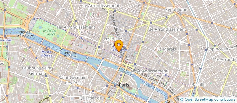 localisation de l'entreprise COJACK à PARIS