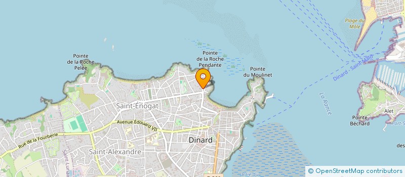 localisation de l'entreprise COJAN  DINARD