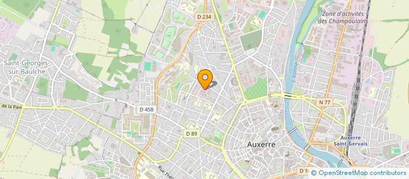 localisation de l'entreprise COJAPI à AUXERRE