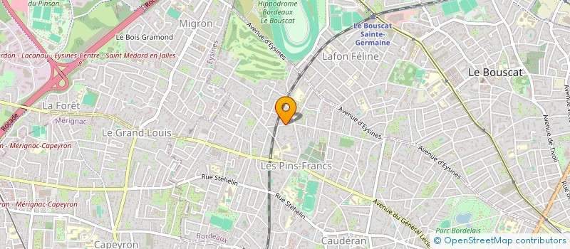 localisation de l'entreprise COJC à BORDEAUX