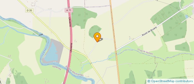 localisation de l'entreprise COJEADILOU  BRUERE-ALLICHAMPS