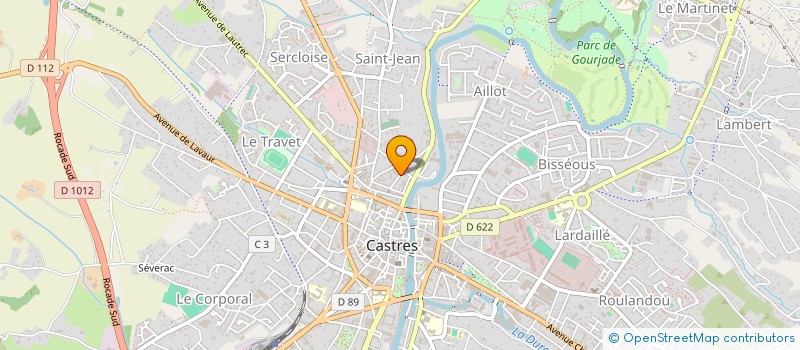 localisation de l'entreprise COJEAL à CASTRES