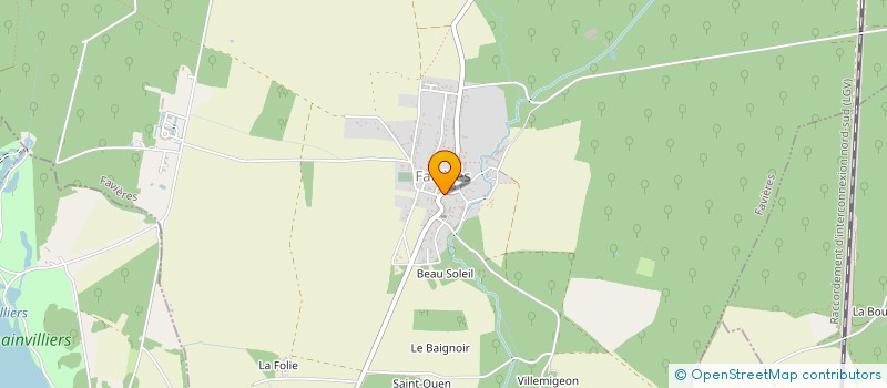 localisation de l'entreprise COJEC à FAVIERES