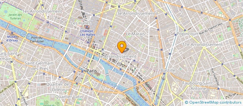 localisation de l'entreprise COJEFI à PARIS