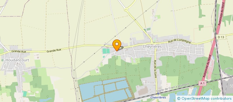 localisation de l'entreprise COJEP  CHEVRIERES