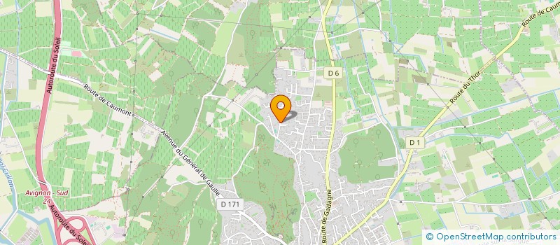 localisation de l'entreprise COJEPA  CAUMONT-SUR-DURANCE