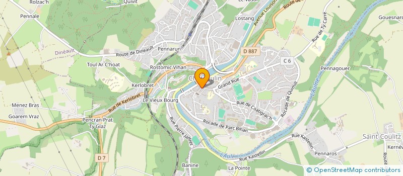 localisation de l'entreprise COJERO  LANVEOC