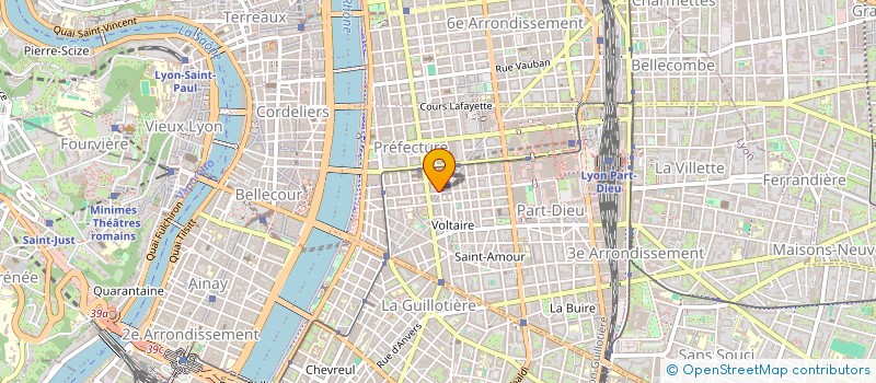localisation de l'entreprise COJES FISCAL à LYON