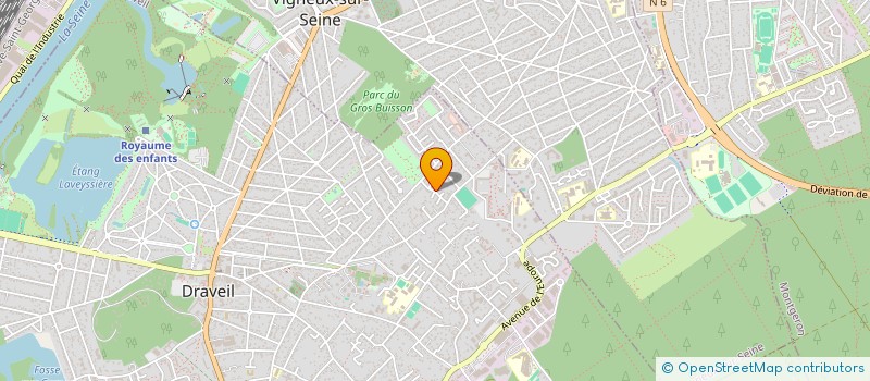 localisation de l'entreprise COJIMMO à DRAVEIL