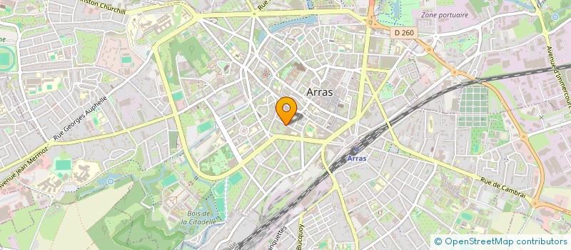 localisation de l'entreprise COJNIM à ARRAS