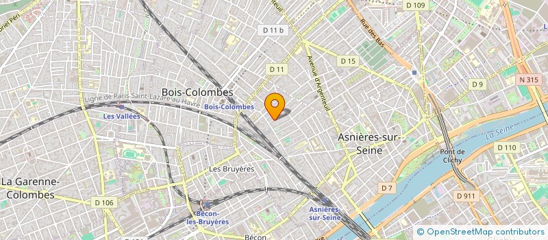 localisation de l'entreprise COJOCO  ASNIERES-SUR-SEINE