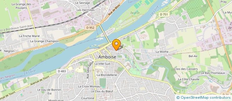 localisation de l'entreprise COJULAMAX  AMBOISE