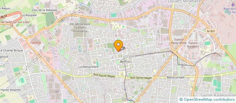 localisation de l'entreprise COJUTOP  TOURS
