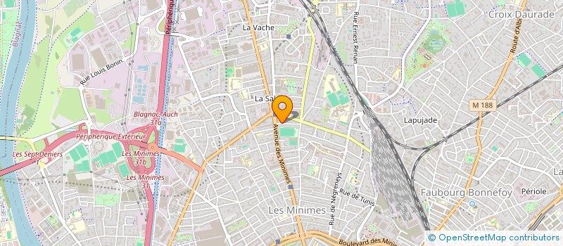localisation de l'entreprise COJY à TOULOUSE
