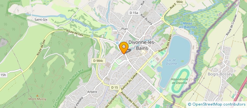 localisation de l'entreprise COK-NETT à DIVONNE-LES-BAINS
