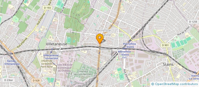 localisation de l'entreprise COK YASAR à PIERREFITTE-SUR-SEINE