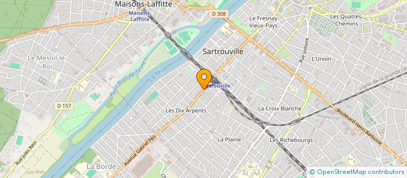 localisation de l'entreprise COKA AGENCE ALPHA  SARTROUVILLE