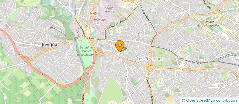 localisation de l'entreprise COKASS à MONTPELLIER
