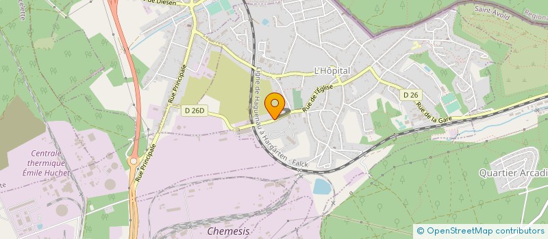 localisation de l'entreprise COKES DE CARLING  CARLING